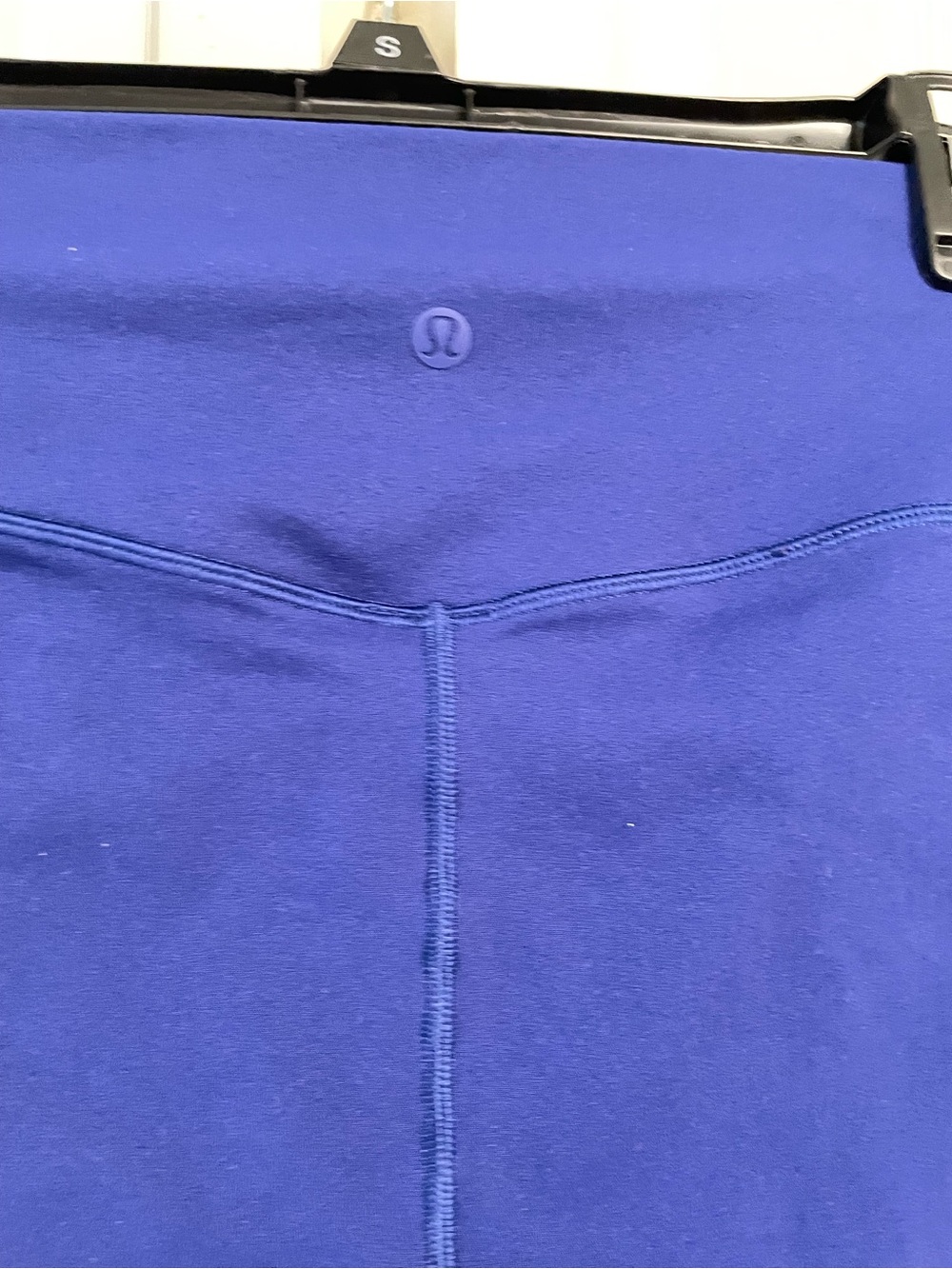 lululemon athletica Navy Blue Leggings with design down legs